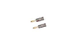 iCAN Speaker Banana Plugs,Gold Plated, 4pcs