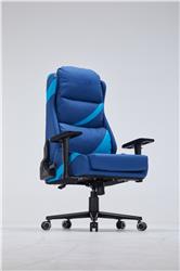 iCAN 9891 Gaming Chair,Cat Scratch Resistant Leather,Height Adjustable with 360°Swivel Seat,Extra Large Armrest Surface,Class 4 Gaslift,Blue