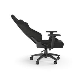 CORSAIR TC100 Relaxed Fabric Gaming Chair, Relaxed Fit, Black