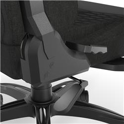 CORSAIR TC100 Relaxed Fabric Gaming Chair, Relaxed Fit, Black