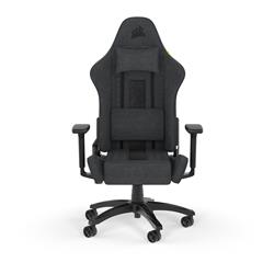 CORSAIR TC100 RELAXED Fabric Gaming Chair, Relaxed Fit, Black/Grey