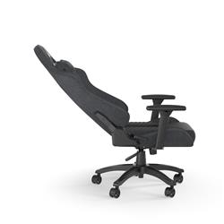 CORSAIR TC100 RELAXED Fabric Gaming Chair, Relaxed Fit, Black/Grey