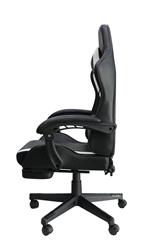 iCAN Ergonomic Gaming Chair, PU Leather, High-Density Foam, Class 4 Gas lift, Fixed PU Armrest, 350mm PU Base & 50mm PU Castor,