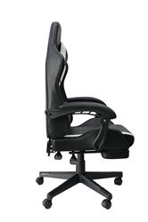 iCAN Ergonomic Gaming Chair, PU Leather, High-Density Foam, Class 4 Gas lift, Fixed PU Armrest, 350mm PU Base & 50mm PU Castor,