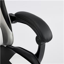 iCAN G-0847BW Ergonomic Gaming Chair Black‌-and-White