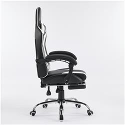 iCAN G-0847BW Ergonomic Gaming Chair Black‌-and-White