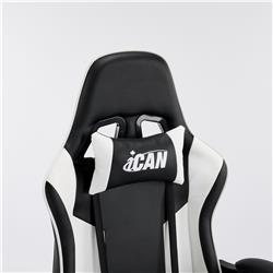 iCAN G-0847BW Ergonomic Gaming Chair Black‌-and-White