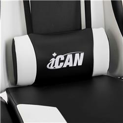 iCAN G-0847BW Ergonomic Gaming Chair Black‌-and-White