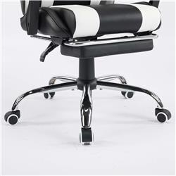 iCAN G-0847BW Ergonomic Gaming Chair Black‌-and-White