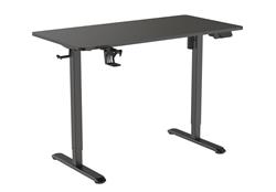 iCAN Office Desk, Electric Height Adjustable, 120*60*73-118cm, 16mm Wooden Tabletop, 4 memories, 1 Type A, 1 Type C, Cup Hol...