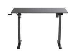 iCAN Office Desk, Electric Height Adjustable, 120*60*73-118cm, 16mm Wooden Tabletop, 4 memories, 1 Type A, 1 Type C, Cup Hol...