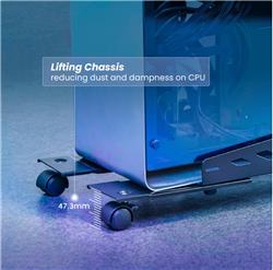 iCAN CPS-24 Heavy-Duty Mobile CPU Stand For Most ATX Cases