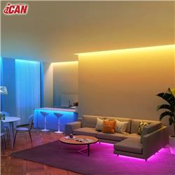 Guirlande lumineuse au néon RGBIC, bandes lumineuses à LED de 3 m, synchronisation musicale, conception DIY