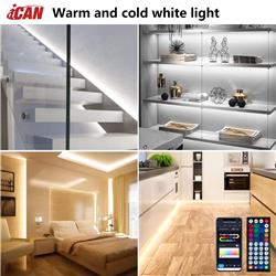 Bandes lumineuses LED iCAN RGBICW de 32,8 pieds, contrôle par application, synchronisation musicale.(Open Box)