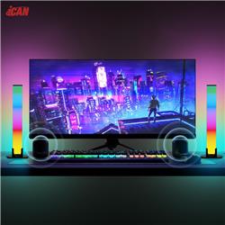 Barre lumineuse LED intelligente iCAN RGB+IC, synchronisation musicale.(Open Box)