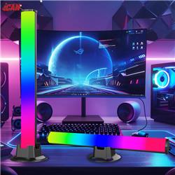 iCAN RGB+IC Smart LED Light Bars, 16 Million Colors, Music Sync.
