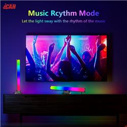 iCAN RGB+IC Smart LED Light Bars, 16 Million Colors, Music Sync.