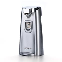 Antronic ABS Housing Can Opener | 70W, One Speed with Button Control, Any Size Can, Sliver.