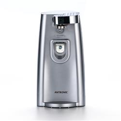 Antronic ABS Housing Can Opener | 70W, One Speed with Button Control, Any Size Can, Sliver.