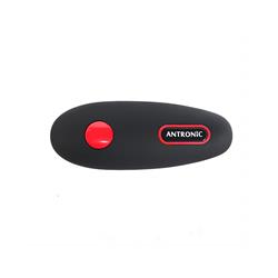 Antronic One Touch Can Opener | Perfect for Any Hard to Open Jar, Black with Red Button.