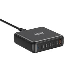 iCAN 200W 6-Port Slim Charging Station