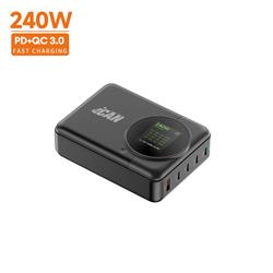 Chargeur GaN à affichage LED 5 ports iCAN 240 W