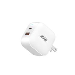 iCAN 40W Dual Ports Fast Wall Charger with USB-A and USB-C(Open Box)