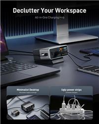 CUKTECH 30 Ultra Desktop Charging Station 300W with 9 DC Tips