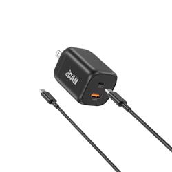 iCAN 60W 2-Port GaN AVS PD3.2 USB-C Wall Charger