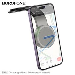 Borofone BH113 Cory Magnetic Dashboard Cell Phone Car Mounts, Black