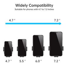 CHOETECH Support de voiture universel pour téléphone portable(Open Box)