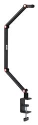 Support de micro compact et réglable iCAN avec bras en ciseaux et suspension