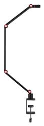 Support de micro compact et réglable iCAN avec bras en ciseaux et suspension