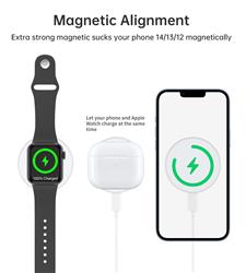 Choetech 2-in-1 15W Magnetic Wireless Charger with Kickstand(Open Box)