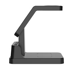 iCAN 4-in-1 Magnetic Wireless Charger with Alarm Clock
