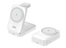 iCAN Support de charge sans fil magnétique pliable 3 en 1 15 W(Open Box)