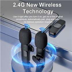 iCAN PM-K9 Wireless Lavalier Microphone