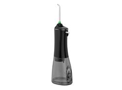 H2ofloss Oral Irrigator Set with 1*Water Flosser + 1*Travel Bag + 5*Nozzle Tips + 1*brush head + 1*transparent box, 300ml Tank,