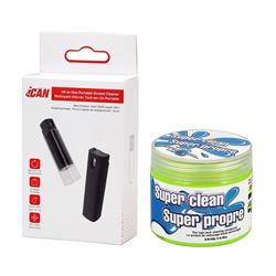 iCAN KCL-1089 All-in-One Portable Cleaning Kit + iCAN KCL-3021 160 g Super Cleaning Gel