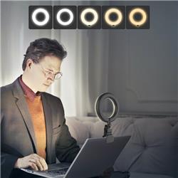 iCAN 5'' Adjustable Selfie Ring Light with Clip(Open Box)