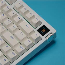 ARMOURY PD75M Clavier 75 % en aluminium, Blanc