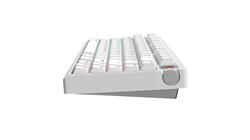 ARMOURY PD75M Clavier 75 % en aluminium, Blanc