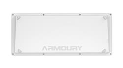ARMOURY PD75M Clavier 75 % en aluminium, Blanc
