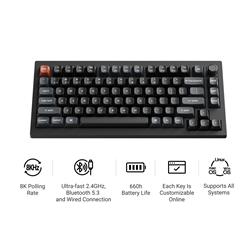 Keychron V1 Ultra 75% Keyboard Tactile switches