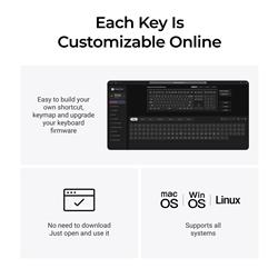 Keychron V6 Ultra Pleine grandeur Clavier Interrupteurs linéaires(Open Box)