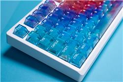 GXD Color Burst Foggy Transparent Keycap