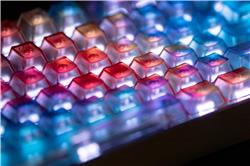 GXD Color Burst Foggy Transparent Keycap