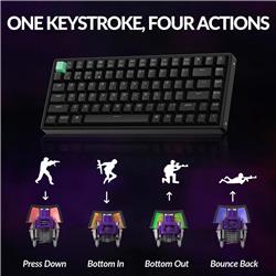 Keychron K2 HE 75 % Clavier Interrupteurs magnétiques
