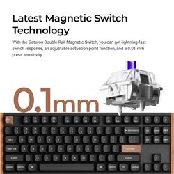 Keychron K8 HE TKL (80 %) Clavier Interrupteurs magnétiques