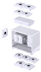 JONSBO D32 PRO Micro-ATX PC Case，White